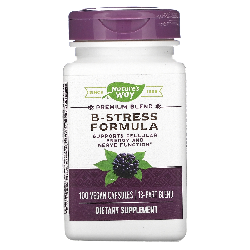 Nature's Way, B-Stress Formula, 100 Veg. Capsules