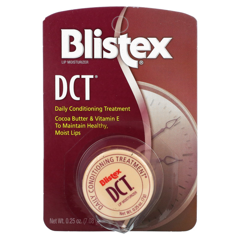 Blistex, DCT (Ежедневное увлажнение) для губ, SPF 20, 0,25 унции (7,08 г)