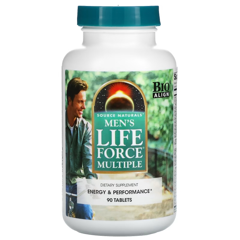 Source Naturals, Men's Life Force Multiple, 90 Tablets