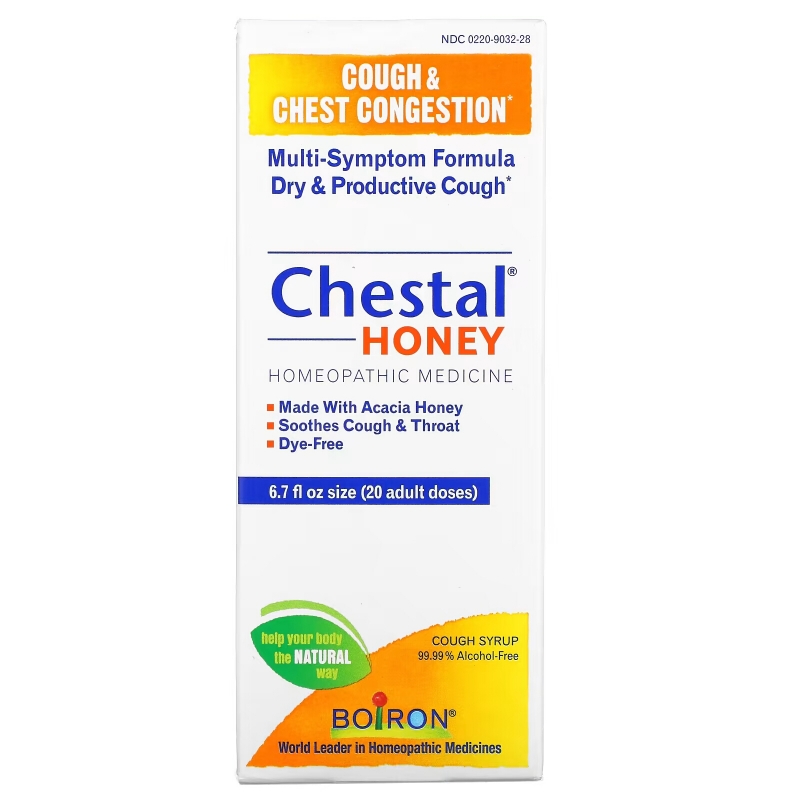 Boiron, Chestal Honey, Cough & Chest Congestion, 6.7 fl oz