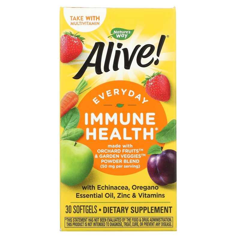 Nature's Way, Alive! Immune Health, 30 Softgels