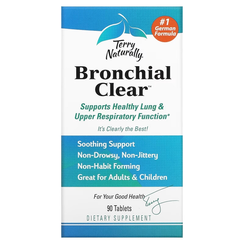 Terry Naturally Terry Naturally Bronchial Clear 90 таблеток