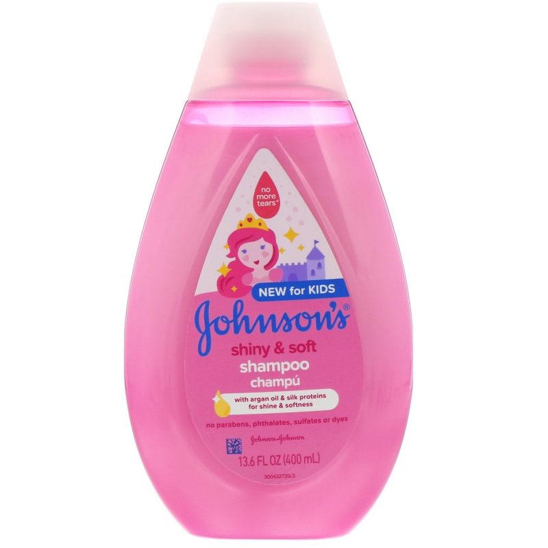 Johnson & Johnson, Для детей, серия «Блеск и мягкость», шампунь, 400 мл