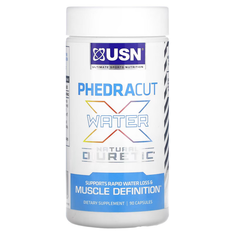 USN, Phedracut Water X, 90 Capsules