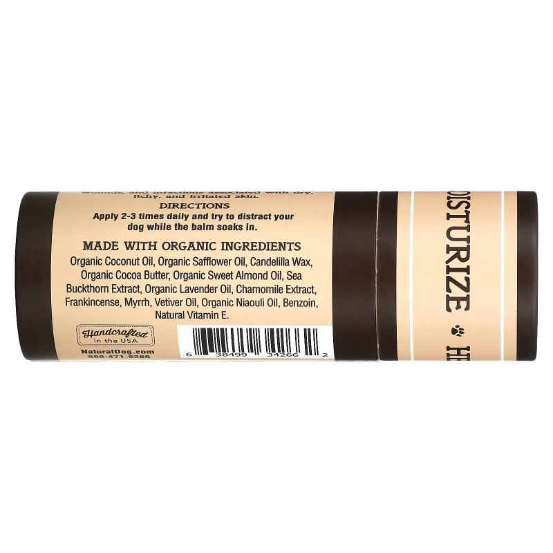 Natural Dog Company, Успокаивающее средство для кожи, 59,15 мл (2 унции)