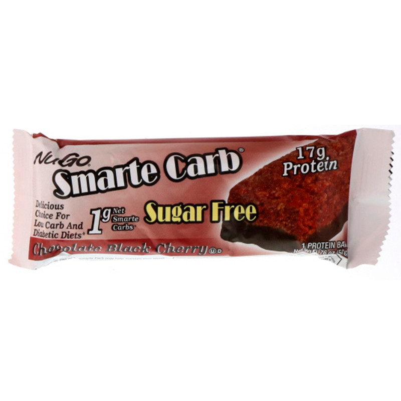 NuGo Nutrition, Smarte Carb, Chocolate Black Cherry, 12 Bars, 1.76 oz (50 g) Each