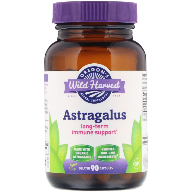 Oregon's Wild Harvest Astragalus 90 Veggie Caps