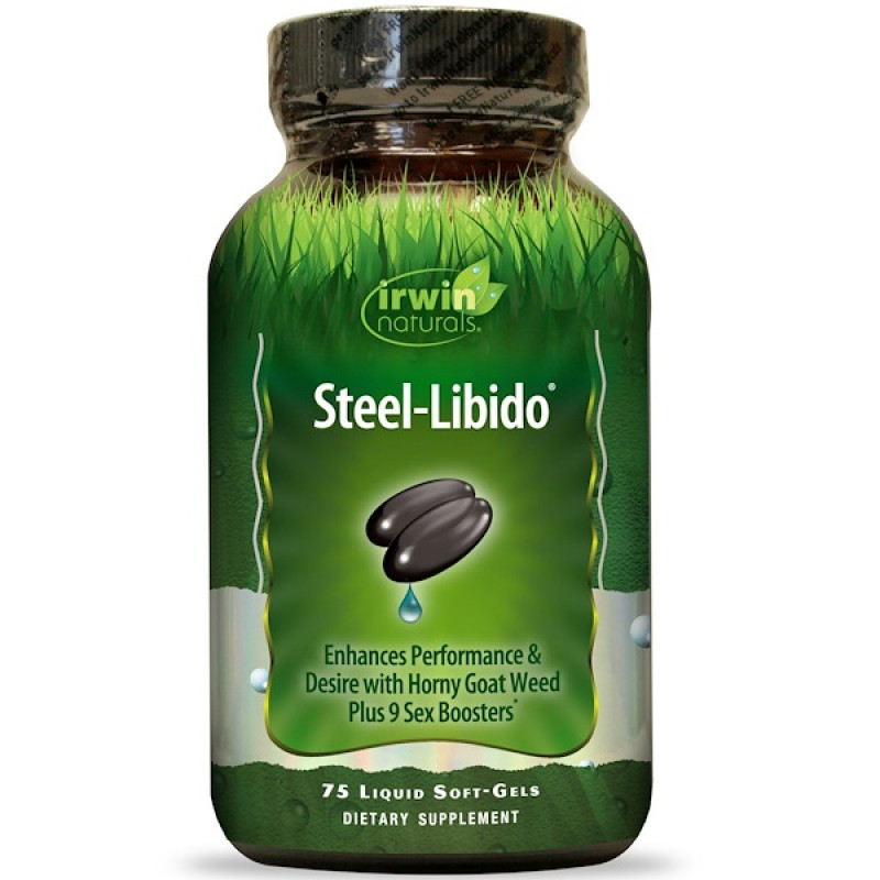 Irwin Naturals Steel Libido 75 жидких желатиновых капсул