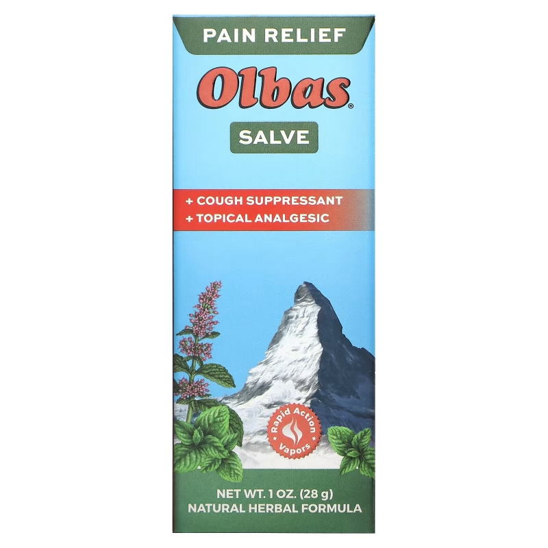 Olbas Therapeutic Обезболивающее Salve Натуральная формула 1 унция (28 г)