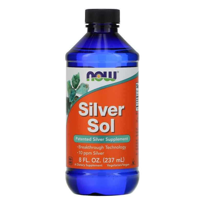 Now Foods, Silver Sol, 8 жидких унций (237 мл)