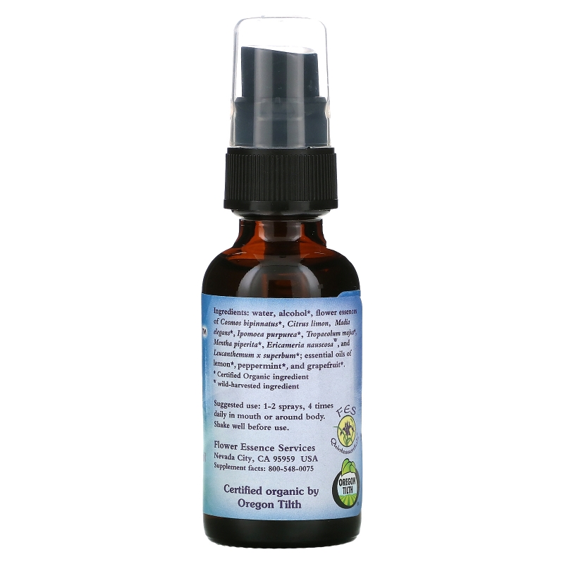 Flower Essence Services Mind-Full Flower Essence & Essential Oil 1 fl oz (30ml)