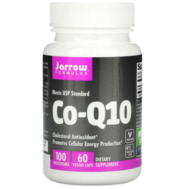 Jarrow Formulas, Co-Q10, 100 мг, 60 капсул