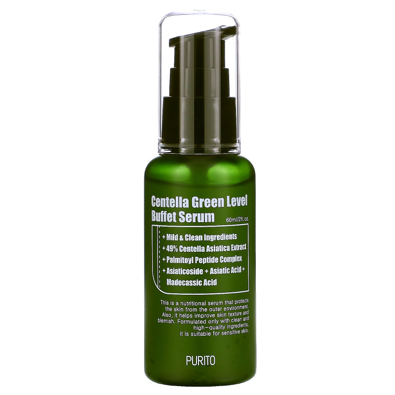 Purito, Centella Green Level Buffet Serum, 2 fl oz (60 ml)