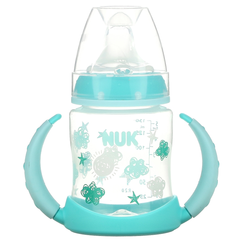 NUK, Transition Cup, Learner Cup, 6+ Months, Blue, 1 Cup, 5 oz (150 ml)