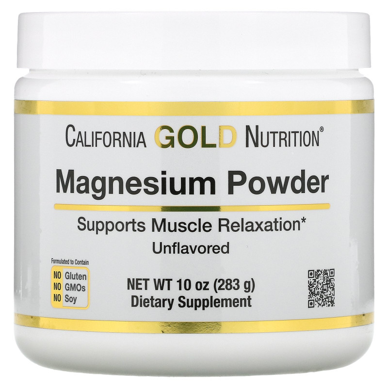 California Gold Nutrition, Magnesium Powder Beverage, Unflavored, 8.7 oz (247 g)