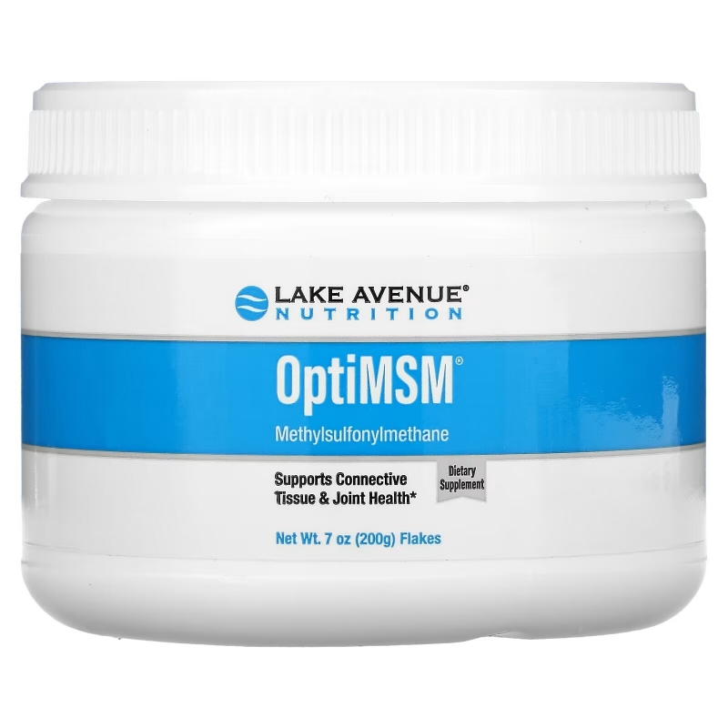 Lake Avenue Nutrition, OptiMSM, 200 г, хлопья